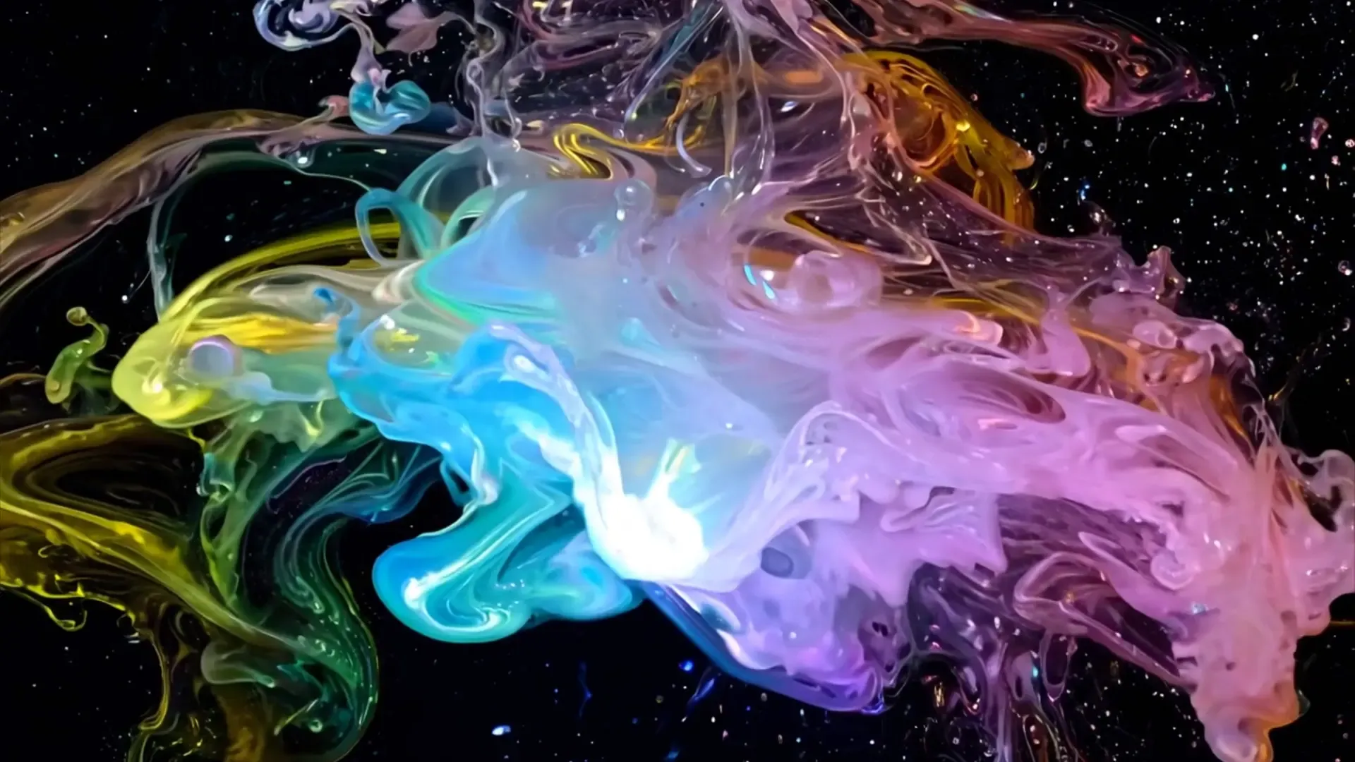 Vivid Fluid Motion Background for Creative Logo Animation